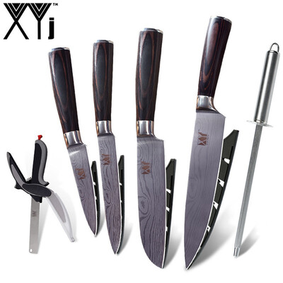 XYj Damascus Veins Stainless Steel Kitchen Cooking Knife SetKitchen Knife Accessories Tools Best Gift
XYj Damascus Veins Stainless Steel Kitchen Cooking Knife SetKitchen Knife Accessories Tools Best Gift