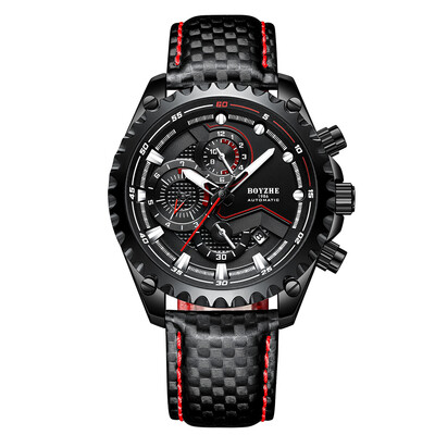BOYZHE WL022-P Watch Brand Luminous Waterproof Business Full-automatic Mechanical Men Leather Wrist Watch with Gift Box
BOYZHE WL022-P Watch Brand Luminous Waterproof Business Full-automatic Mechanical Men Leather Wrist Watch with Gift Box