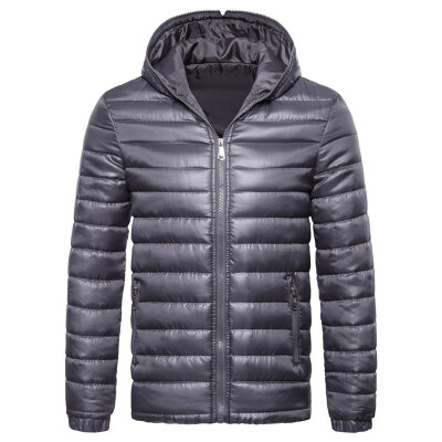 Mens Fashion Casual Solid Color Hoodied Side Pockets Long Sleeve Padded Down Jacket
Mens Fashion Casual Solid Color Hoodied Side Pockets Long Sleeve Padded Down Jacket