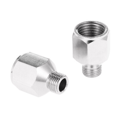 Professional 2pcs Airbrush Air Hose Adaptor G18" BSP Male & G14" BSP Female Air Brush Connector for Air Compressor
Professional 2pcs Airbrush Air Hose Adaptor G18" BSP Male & G14" BSP Female Air Brush Connector for Air Compressor