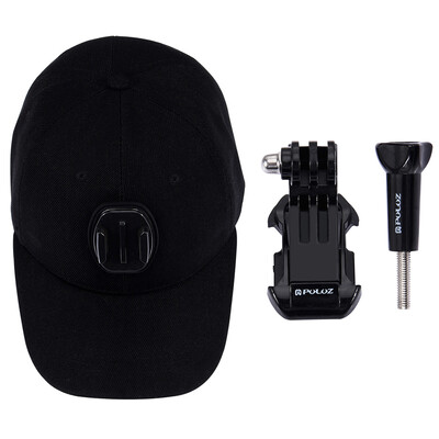 PULUZ Sports Camera Hat Accessories Adjustable Cap With Screws And J Stent Base Baseball Hats PU195 Black
PULUZ Sports Camera Hat Accessories Adjustable Cap With Screws And J Stent Base Baseball Hats PU195 Black