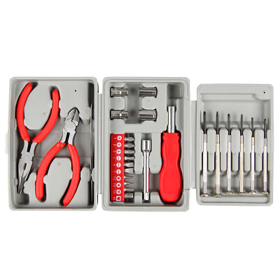 Jingdong Supermarket Saituo SANTO 0361 25 pieces of mini-home tool set portable three-turn box
Jingdong Supermarket Saituo SANTO 0361 25 pieces of mini-home tool set portable three-turn box