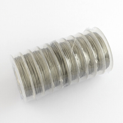 PH PANDAHALL 10 Rolls 038mm Stainless Steel Color Steel Tiger Tail Beading 
PH PANDAHALL 10 Rolls 038mm Stainless Steel Color Steel Tiger Tail Beading