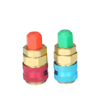 2pcs 14" Adjustable R134A Quick Couplers Adapters High Low AC Manifold Gauge Hose Conversion kit
2pcs 14" Adjustable R134A Quick Couplers Adapters High Low AC Manifold Gauge Hose Conversion kit