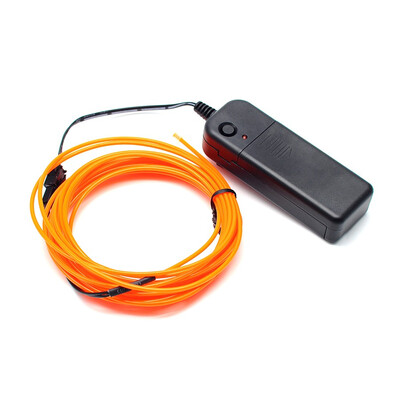 3M5M DC3V Neon Light Dance Party Car Decor Light Flexible EL Wire Rope Tube LED Strip holiday lamp ceiling deco With Controller
3M5M DC3V Neon Light Dance Party Car Decor Light Flexible EL Wire Rope Tube LED Strip holiday lamp ceiling deco With Controller