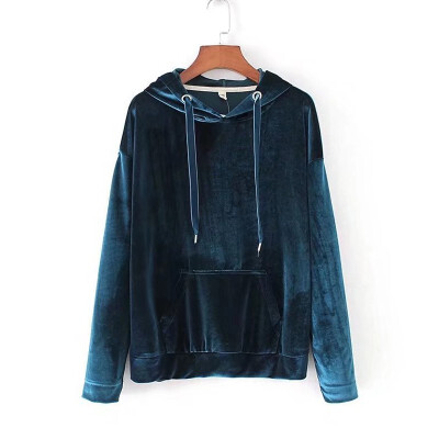 2018 Autumn women long sleeve casual hoody solid Hooded female streetwear pullover O Neck velour women hoodies
2018 Autumn women long sleeve casual hoody solid Hooded female streetwear pullover O Neck velour women hoodies