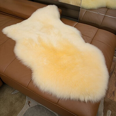 Genuine Sheepskin Rug Real Sheepskin Blanket IvoryWhite Natural Fur Single Pelt2ft x 3ft 
Genuine Sheepskin Rug Real Sheepskin Blanket IvoryWhite Natural Fur Single Pelt2ft x 3ft