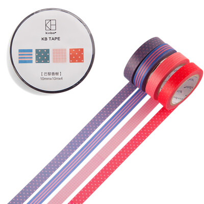 kinbor handbook&paper tape 4 packs 10mm 10m hand account basic section stickers Paris Champs DTB64008
kinbor handbook&paper tape 4 packs 10mm 10m hand account basic section stickers Paris Champs DTB64008