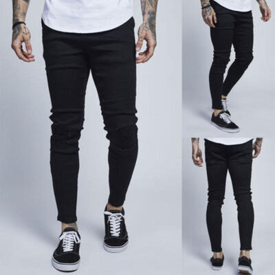 Mens Biker Jeans Pants Stretchy Skinny Denim Slim Fit Destroyed Ripped Trouser
Mens Biker Jeans Pants Stretchy Skinny Denim Slim Fit Destroyed Ripped Trouser
