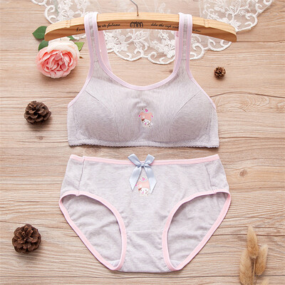 LAXJOY Langyue 2018 sexy small chest tube top girl bra cotton comfortable no steel ring student underwear panty suit anti-light LNWX189407 gray X2 3475
LAXJOY Langyue 2018 sexy small chest tube top girl bra cotton comfortable no steel ring student underwear panty suit anti-light LNWX189407 gray X2 3475