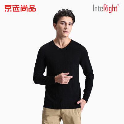 Beijing election products × INTERIGHT mens sweater small V-neck seamless business slim sweater black S
Beijing election products × INTERIGHT mens sweater small V-neck seamless business slim sweater black S