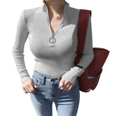 casual Zipper Sweater Women Turtleneck Solid spring autumn female Knitted sweater Pullovers long Sleeve chic Soft Jumper top
casual Zipper Sweater Women Turtleneck Solid spring autumn female Knitted sweater Pullovers long Sleeve chic Soft Jumper top