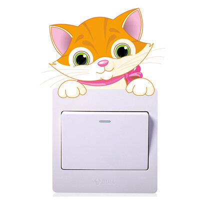 UpperX Cute Animals Cat Light Switch Sticker Remoable Wall Sticker For Kids Home Decal Murla Decor
UpperX Cute Animals Cat Light Switch Sticker Remoable Wall Sticker For Kids Home Decal Murla Decor