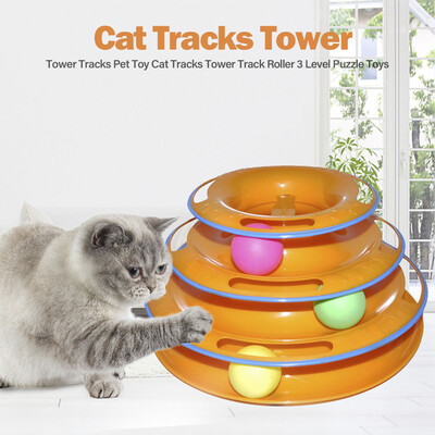 Tower Tracks Pet Toy Cat Toy Cat Tracks Tower Track Roller 3 Level Puzzle Toys for Cat Dog Pet
Tower Tracks Pet Toy Cat Toy Cat Tracks Tower Track Roller 3 Level Puzzle Toys for Cat Dog Pet
