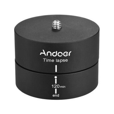 Andoer 360° 120 Minutes Panning Rotating Tripod Time Lapse Stabilizer Tripod Adapter for Gopro ILDC Mobilephone
Andoer 360° 120 Minutes Panning Rotating Tripod Time Lapse Stabilizer Tripod Adapter for Gopro ILDC Mobilephone