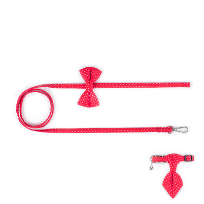 Cloth Art Cat Dog Pet Collar with Matching Leash Lovely Hauling Cable Collar Leads Collars Traction Belt Suit
Cloth Art Cat Dog Pet Collar with Matching Leash Lovely Hauling Cable Collar Leads Collars Traction Belt Suit