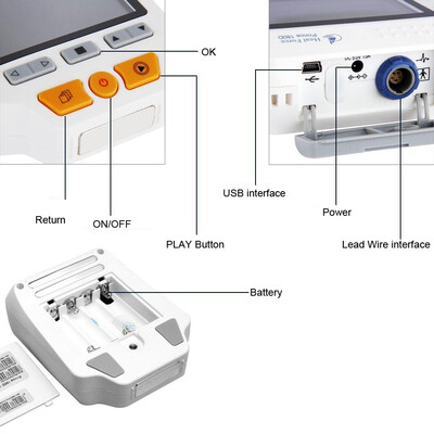 Heal Force Prince 180D Easy ECG Monitor Professional ECG Monitoring Machine Easy Handheld Portable LCD Heart Health Monitor USB Co
Heal Force Prince 180D Easy ECG Monitor Professional ECG Monitoring Machine Easy Handheld Portable LCD Heart Health Monitor USB Co