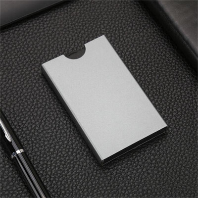 Men Aluminum ID Credit Card Holder RFID Protector Money Wallet Clip Card Case 
Men Aluminum ID Credit Card Holder RFID Protector Money Wallet Clip Card Case