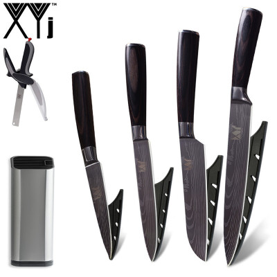 XYj 7Cr17 Stainless Steel Kitchen Knife Beauty Pattern Blade Best Cooking Knife Kitchen Scissor Knife Holder
XYj 7Cr17 Stainless Steel Kitchen Knife Beauty Pattern Blade Best Cooking Knife Kitchen Scissor Knife Holder