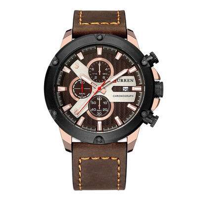 CURREN 8308 Business Men Quartz Watch Calendar Chronograph Fashion Casual Leather Band Male Wristwatch
CURREN 8308 Business Men Quartz Watch Calendar Chronograph Fashion Casual Leather Band Male Wristwatch