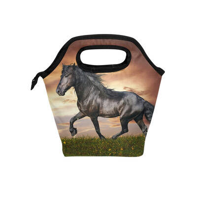 Lunch Tote Bag Running Horse Travel Picnic Insulated Lunch Handbags Portable Zipper Lunch Bag Box
Lunch Tote Bag Running Horse Travel Picnic Insulated Lunch Handbags Portable Zipper Lunch Bag Box
