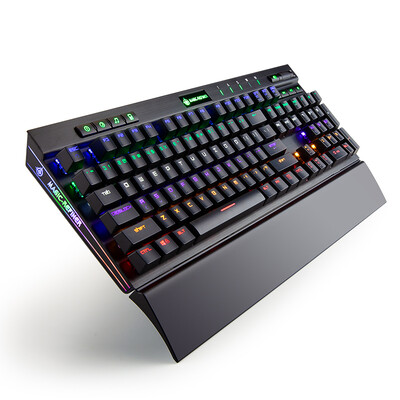 Magician MK12 mechanical keyboard backlight keyboard 104 key black axis LED backlight mechanical keyboard game keyboard backlight keyboard computer keyboard wired keyboard Jedi survival
Magician MK12 mechanical keyboard backlight keyboard 104 key black axis LED backlight mechanical keyboard game keyboard backlight keyboard computer keyboard wired keyboard Jedi survival