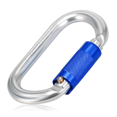 25KN Auto Locking Gate Carabiner Heavy Duty D Shape Buckle Pack Twist Locking Gate Carabiner Climbing Rappelling Canyoning Hammock
25KN Auto Locking Gate Carabiner Heavy Duty D Shape Buckle Pack Twist Locking Gate Carabiner Climbing Rappelling Canyoning Hammock