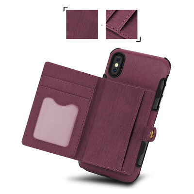 New iPhoneXSMax Mobile Shell Samsung Mobile Phone Case Card Case Mobile Shell Purple
New iPhoneXSMax Mobile Shell Samsung Mobile Phone Case Card Case Mobile Shell Purple