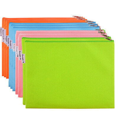 GuangBo 10 single layer B5 cloth waterproof zipper file bag color bag random A6094
GuangBo 10 single layer B5 cloth waterproof zipper file bag color bag random A6094