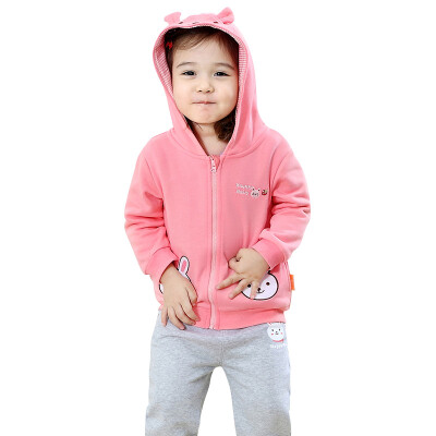 TINSINO) children's suits girl cute sweater knit spring section hooded cardigan suit nice rabbit THY0185271 blush powder 73
TINSINO) children's suits girl cute sweater knit spring section hooded cardigan suit nice rabbit THY0185271 blush powder 73
