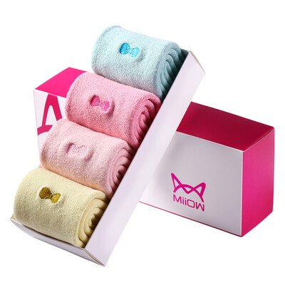 Cat MiiOW socks ladies in the tube socks thick winter warm breathable bowknot knot cotton socks mixed color 4 double
Cat MiiOW socks ladies in the tube socks thick winter warm breathable bowknot knot cotton socks mixed color 4 double