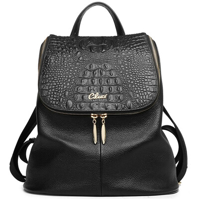 Ke Lu Chi CLUCI CW6161011 new shoulder bag female travel backpack Europe&the United States crocodile pattern lady leisure package wild college wind students leather small bag black
Ke Lu Chi CLUCI CW6161011 new shoulder bag female travel backpack Europe&the United States crocodile pattern lady leisure package wild college wind students leather small bag black