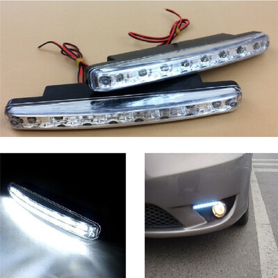 2Pcs 12V 8W 8LED Daytime Running Light Waterproof External Led Car Styling Car Light Source Fog Bar Lamp White
2Pcs 12V 8W 8LED Daytime Running Light Waterproof External Led Car Styling Car Light Source Fog Bar Lamp White