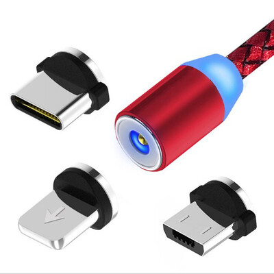 3 in 1 Fast Cable Magnetic Charging Micro Cable For iphone Xiaomi Samsung Huawei Nylon Braided ios Type-c Android Port USB Cable
3 in 1 Fast Cable Magnetic Charging Micro Cable For iphone Xiaomi Samsung Huawei Nylon Braided ios Type-c Android Port USB Cable