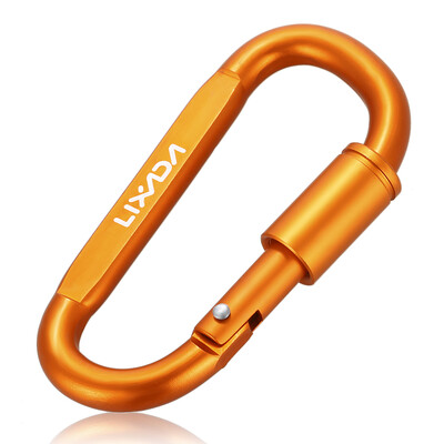 Lixada Aluminum Alloy D-ring Locking Carabiner Screw Lock Hanging Hook Buckle Keychain for Outdoor Camping Hiking
Lixada Aluminum Alloy D-ring Locking Carabiner Screw Lock Hanging Hook Buckle Keychain for Outdoor Camping Hiking