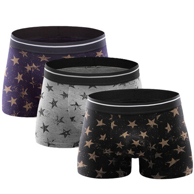 Jingdong supermarket Heng Yuanxiang modal men&39s underwear in the waist star print flat underwear 3 pack combination of two 185110
Jingdong supermarket Heng Yuanxiang modal men&39s underwear in the waist star print flat underwear 3 pack combination of two 185110