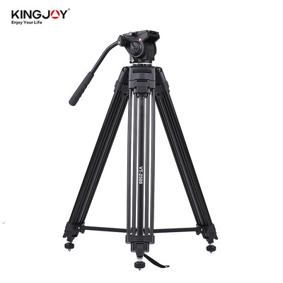Kingjoy VT-2500 152cm5ft Camera Camcorder Tripod with 360° Fluid Damping Head Stable Middle Support Nail Foot Mg-Al Alloy Max
Kingjoy VT-2500 152cm5ft Camera Camcorder Tripod with 360° Fluid Damping Head Stable Middle Support Nail Foot Mg-Al Alloy Max