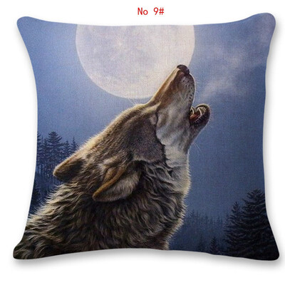 45cm45cm Animal wolf pattern linen cotton pillow case sofa cushion cover animal design square decorative pillow cover
45cm45cm Animal wolf pattern linen cotton pillow case sofa cushion cover animal design square decorative pillow cover