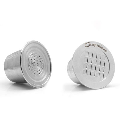 UpperX Round Hole Reusable Coffee Filter Capsules Cup Dripper Nespresso Refillable Capsule Get Spoon Brush
UpperX Round Hole Reusable Coffee Filter Capsules Cup Dripper Nespresso Refillable Capsule Get Spoon Brush