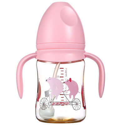 Rikang wide mouth bottle newborn straw with handle automatic bottle 180mlPPSU RK-3167 random color
Rikang wide mouth bottle newborn straw with handle automatic bottle 180mlPPSU RK-3167 random color