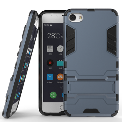 Dark blue Slim Robot Armor Kickstand Shockproof Hard Rugged Rubber Back Case For MEIZU U10
Dark blue Slim Robot Armor Kickstand Shockproof Hard Rugged Rubber Back Case For MEIZU U10