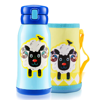 【Jingdong Supermarket】 Bangda stainless steel children's insulation cup with straw children's kettle baby baby cup thermostat pot (send cup sets) blue 600ml
【Jingdong Supermarket】 Bangda stainless steel children's insulation cup with straw children's kettle baby baby cup thermostat pot (send cup sets) blue 600ml