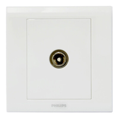 Philips (PHILIPS) switch socket panel TV computer socket cable cable closed-circuit television network panel jack 86 type P3 ivory white
Philips (PHILIPS) switch socket panel TV computer socket cable cable closed-circuit television network panel jack 86 type P3 ivory white