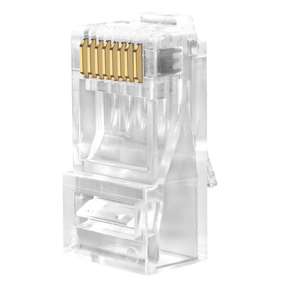 CNCOB CN-C6E5A-2D Six types of single-row two-piece network crystal head 8P8C RJ45 Gigabit cable connector Unshielded 50 pcs bag
CNCOB CN-C6E5A-2D Six types of single-row two-piece network crystal head 8P8C RJ45 Gigabit cable connector Unshielded 50 pcs bag