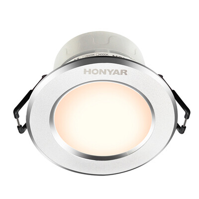 Hongyan HONYAR LED Downlight 25 inch sand silver 3W warm light Beidou series hole 75mm restaurant bedroom living room aisle backdrop ceiling light
Hongyan HONYAR LED Downlight 25 inch sand silver 3W warm light Beidou series hole 75mm restaurant bedroom living room aisle backdrop ceiling light