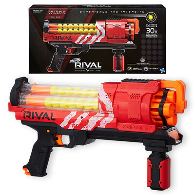 Hasbro (Hasbro) NERF тепло мягкого пистолета пуля соперник серия Artemis передатчик (красные и черные) Открытые игрушки B8236
Hasbro (Hasbro) NERF тепло мягкого пистолета пуля соперник серия Artemis передатчик (красные и черные) Открытые игрушки B8236
