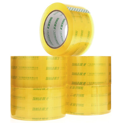 Tango TANGO high-quality transparent sealing tape tape Tape 60mm 40y 365 m roll 2 package Tianzhang produced
Tango TANGO high-quality transparent sealing tape tape Tape 60mm 40y 365 m roll 2 package Tianzhang produced