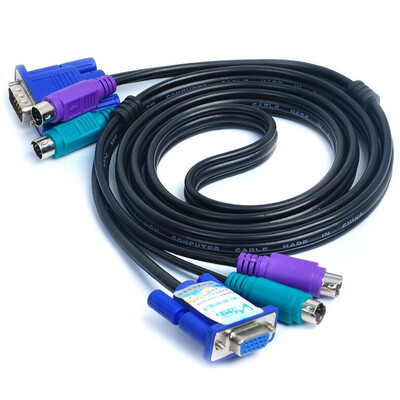 Sanbao SANBAO SKV-A500 KVM three parallel PS2 mouse keyboard VGA cable KVM switch cable dedicated line male to public 5 meters
Sanbao SANBAO SKV-A500 KVM three parallel PS2 mouse keyboard VGA cable KVM switch cable dedicated line male to public 5 meters