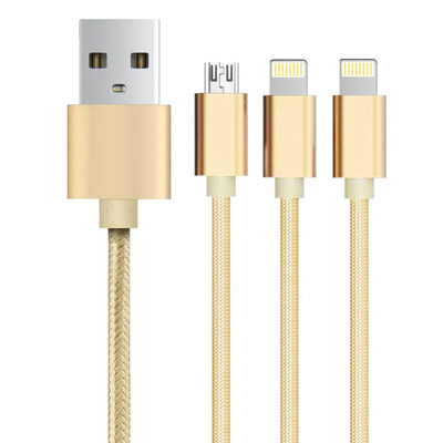 Bee wings multi-function one drag three or three mobile phone charger line / power cord braided wire 1 m gold Andrews / Apple iPhone6S 5S oppo vivo Huawei millet
Bee wings multi-function one drag three or three mobile phone charger line / power cord braided wire 1 m gold Andrews / Apple iPhone6S 5S oppo vivo Huawei millet