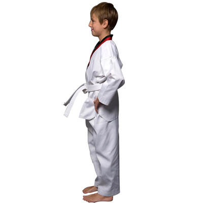 Deweyke Road Taekwondo suits adult children men&women models beginner taekwondo clothing professional training clothes 140 size
Deweyke Road Taekwondo suits adult children men&women models beginner taekwondo clothing professional training clothes 140 size